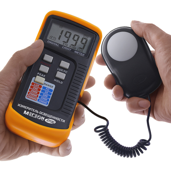 Измеритель освещенности МЕГЕОН 21130 купить по низкой цене | МАКСПРОФИТ