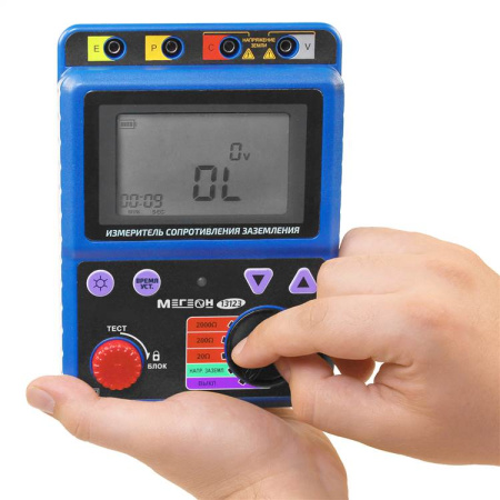 Измеритель сопротивления заземления МЕГЕОН 13123 купить по низкой цене | МАКСПРОФИТ
