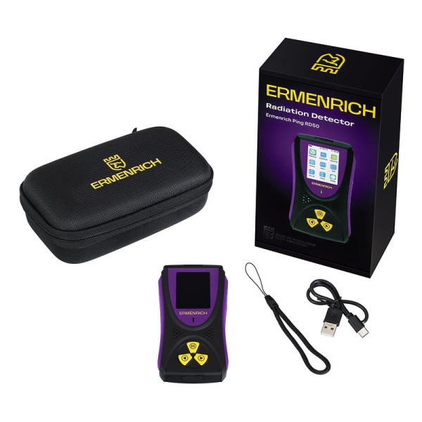 Дозиметр Ermenrich Ping RD50, фиолетовый купить по низкой цене | МАКСПРОФИТ